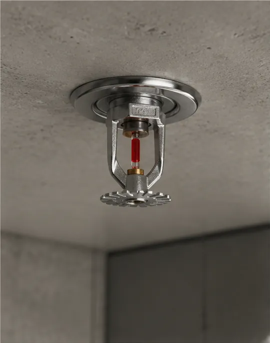 sprinkler instalado no teto em Santa Catarina – Bastion PCI